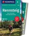 KOMPASS Wanderführer Rennsteig, 10 Etappen mit Extra-Tourenkarte - Franz Wille - 9783991215455
