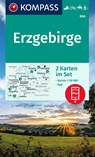 KOMPASS Wanderkarten-Set 866 Erzgebirge (2 Karten) 1:50.000 -  - 9783991215479