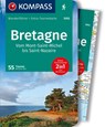 KOMPASS Wanderführer Bretagne, vom Mont-Saint-Michel bis Saint-Nazaire, 55 Touren mit Extra-Tourenkarte - Michael Will - 9783991217251