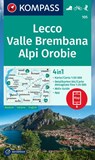 KOMPASS Wanderkarte 105 Lecco, Valle Brembana, Alpi Orobie 1:50.000 -  - 9783991217367
