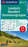 KOMPASS Wanderkarte 42 Landeck, Nauders, Samnaungruppe 1:50.000 -  - 9783991217886