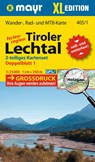 Mayr Wanderkarte Tiroler Lechtal XL (2-Karten-Set) 1:25.000 -  - 9783991218012