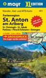 Mayr Wanderkarte Ferienregion St. Anton am Arlberg XL 1:25.000 -  - 9783991219446