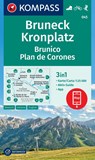 KOMPASS Wanderkarte 045 Bruneck, Kronplatz / Brunico, Plan de Corones 1:25.000 -  - 9783991541905
