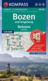 KOMPASS Wanderkarte 154 Bozen und Umgebung / Bolzano e dintorni 1:25.000 -  - 9783991542711