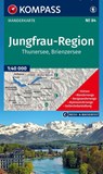 KOMPASS Wanderkarte 84 Jungfrau-Region, Thunersee, Brienzersee 1:40.000 -  - 9783991543084
