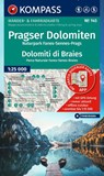 KOMPASS Wanderkarte 145 Pragser Dolomiten, Naturpark Fanes-Sennes-Prags / Dolomiti di Braies, Parco Naturale Fanes-Senes-Braies 1:25.000 -  - 9783991543206