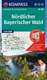 KOMPASS Wanderkarte 195 Nördlicher Bayerischer Wald 1:50.000 -  - 9783991543633