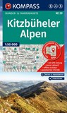 KOMPASS Wanderkarte 29 Kitzbüheler Alpen 1:50.000 -  - 9783991543688