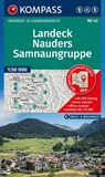 KOMPASS Wanderkarte 42 Landeck, Nauders, Samnaungruppe 1:50.000 -  - 9783991544081