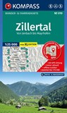 KOMPASS Wanderkarte 010 Zillertal - Von Jenbach bis Mayrhofen 1:25.000 -  - 9783991544357