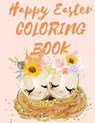 Happy Easter Coloring Book.Stunning Mandala Eggs Coloring Book for Teens and Adults, Have Fun While Celebrating Easter with Easter Eggs. - Cristie Jameslake - 9784254129960