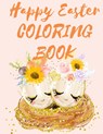 Happy Easter Coloring Book.Stunning Mandala Eggs Coloring Book for Teens and Adults, Have Fun While Celebrating Easter with Easter Eggs. - Cristie Jameslake - 9784254129960