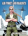Air Force and Marines Coloring Book - M Smith - 9786069607725
