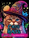 Cats with Hats Coloring Book - Luka Poe - 9788367484268