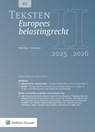 Teksten Europees belastingrecht 2025/2026 -  - 9789013178326