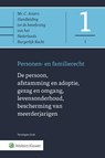 De persoon, afstamming en adoptie, gezag en omgang, levensonderhoud -  - 9789013179880