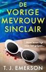 De vorige mevrouw Sinclair - T.J. Emerson - 9789044396805