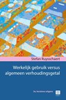 Werkelijk gebruik versus algemeen verhoudingsgetal - Stefan Ruysschaert - 9789046611937