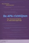 De APA-richtlijnen - Petra Poelmans ; Olav Severijnen - 9789046903452