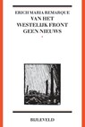 Van het westelijk front geen nieuws - Erich Maria Remarque - 9789061317708
