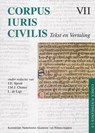 Corpus Iuris Civilis VII; Codex Justinianus 1 - 3 VII Corpus Iuris Civilis - J.E Spruit ; J.M.J. Chorus ; L. de Ligt - 9789069844510