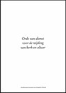 Orde van dienst voor de wijding van kerk en altaar - ICL - 9789085288985