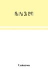 Phi Psi Cli 1971 - Unknown - 9789354043871