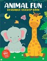 Animal Fun Reusable Sticker Book for Children - Wonder House Books - 9789354405389