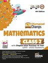 Olympiad Champs Mathematics Class 2 with Chapter-wise Previous 10 Year (2013 - 2022) Questions 4th Edition | Complete Prep Guide with Theory, PYQs, Past & Practice Exercise | - Disha Experts - 9789355644350