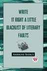Write it Right - Ambrose Bierce - 9789357482424
