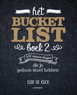 Het Bucketlist Boek 2, Elise De Rijck -  - 9789401453387