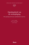 Openbaarheid van de rechtspleging - A.E.M. Leijten ; W.I. Wisman ; E.J. Daalder - 9789462129610