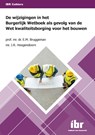 De wijzigingen in het Burgerlijk Wetboek als gevolg van de Wet kwaliteitsborging voor het bouwen - E.M. Bruggeman ; J.R. Hoogendoorn - 9789463150712