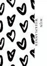 To Do weekplanner hart zwart/wit A4 ongedateerd. - Kris Degenaar - 9789464489828
