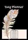 Dagplanner - Werkplanner - A4 - Boho - Veer - Zwart - Ongedateerd. - Kris Degenaar - 9789464651959