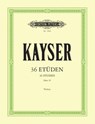 36 Etüden op. 20 "Für die Violine"" - Heinrich Ernst Kayser - 9790014016579