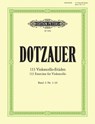 113 Violoncello-Etüden - Heft 1: Nr. 1 -34 - Justus Johann Friedrich Dotzauer - 9790014042608