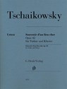Souvenir d'un lieu cher op. 42 for Violine and Piano - Peter Iljitsch Tschaikowsky - 9790201812755