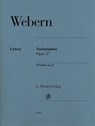Variationen op. 27 - Anton Webern - 9790201813448