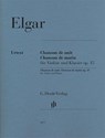 Edward Elgar - Chanson de nuit, Chanson de matin op. 15 für Violine und Klavier - Edward Elgar - 9790201814773
