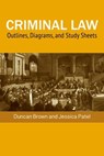 Criminal Law: Outlines, Diagrams, and Exam Study Sheets - Duncan Brown ; Jessica Patel - 9798215876732