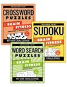 Brain Fitness Puzzle Games Variety Pack: Enlarged Print Sudoku, Crosswords, Word Search - Aimee Lucido - 9798217150939