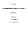 Instructor's Guide 5th ed Understanding Fiber Optics - Jeff Hecht - 9798223778226