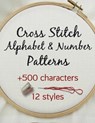 Cross Stitch Alphabet & Number Patterns - Artsy Betsy - 9798230224136