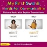 My First Swahili Words for Communication Picture Book with English Translations - Goma S. - 9798230778721