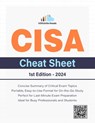 CISA Cheat Sheet: 1st Edition - 2024 - Versatile Reads - 9798300597856