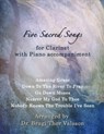 Five Sacred Songs for Clarinet with Piano accompaniment - Bragi Thor Valsson - 9798305703009