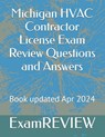 Michigan HVAC Contractor License Exam Review Questions and Answers - Mike Yu - 9798323844722