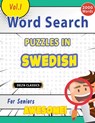 WORD SEARCH PUZZLES IN SWEDISH FOR SENIORS - AWESOME! VOL.1 - DELTA CLASSICS - Best Activity Books - 9798349004360